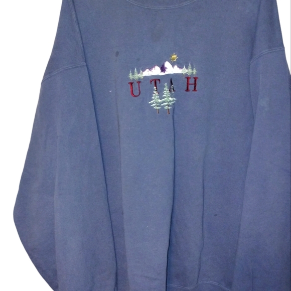 Size XL Top Threads "UTAH" Sweat Shirt - Picture 2 of 6